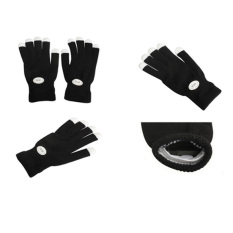 Bảng Giá Flashing Gloves Glow 7 Mode Rave Light Finger Lighting Mitt Black (Intl) – intl   crystalawaking