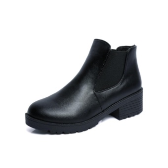 Giày boot nữ thời trang Martin nhập khẩu ZAVANS (Đen)  