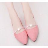 Giày búp bê hạt ngọc chất liệu cao cấp dành cho nữ - Màu hồng