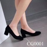 Giày búp bê nữ 5 phân - đơn giản sang trọng da nhung - hàng VNXK