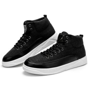 Giày Cao Cổ Sneakers Cao Cấp - Pettino B002 (đen) May 2018 - 4 Giày Cao Cổ sneakers Cao Cấp - Pettino B002 (đen) - 4