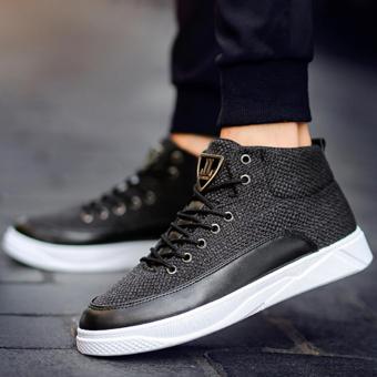 Giày Cao Cổ Sneakers Cao Cấp - Pettino B002 (đen) May 2018 - 5 Giày Cao Cổ sneakers Cao Cấp - Pettino B002 (đen) - 5
