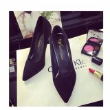 Giày cao gót chất đẹp dành cho nữ màu đen 5cm