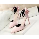 Giày cao gót nữ Lidus HH1821 chất liệu da Ý. Bảo hành 12 tháng (Màu hồng)