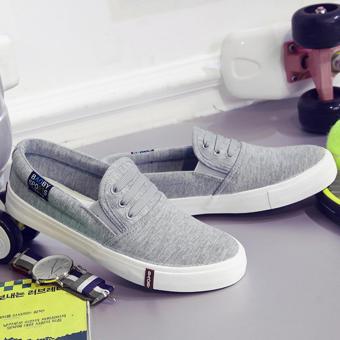 GIÀY LƯỜI SLIP-ON NỮ GIẢ DÂY VẢI COTTON THOÁNG MÁT - 3036 (XÁM) May 2018 - 3 GIÀY LƯỜI SLIP-ON NỮ GIẢ DÂY VẢI COTTON THOÁNG MÁT - 3036 (XÁM) - 3