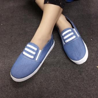 Giày Slip On 3 Dây Nữ CS1406 (Xanh Nhạt) May 2018 - 2 Giày Slip On 3 dây nữ CS1406 (Xanh nhạt) - 2