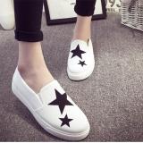 Giày slip on Koin ngôi sao màu trắng VV24