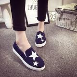 Giày slip on Koin ngôi sao màu xanh đen VV48