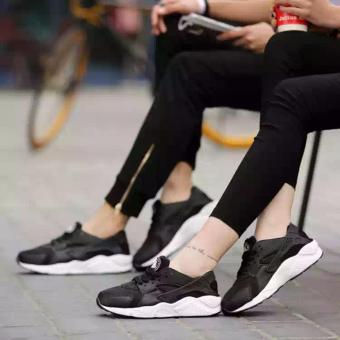 Giày Thể Thao Sneaker Cho Nam Và Nữ đế êm, Thoáng Khí - HAPLI (đen đế Trắng) June 2018 - 3 Giày thể thao sneaker cho nam và nữ đế êm, thoáng khí - HAPLI (đen đế trắng) - 3