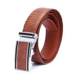 Hl4403 - dây nịt nam da đà điểu huy hoàng màu vàng