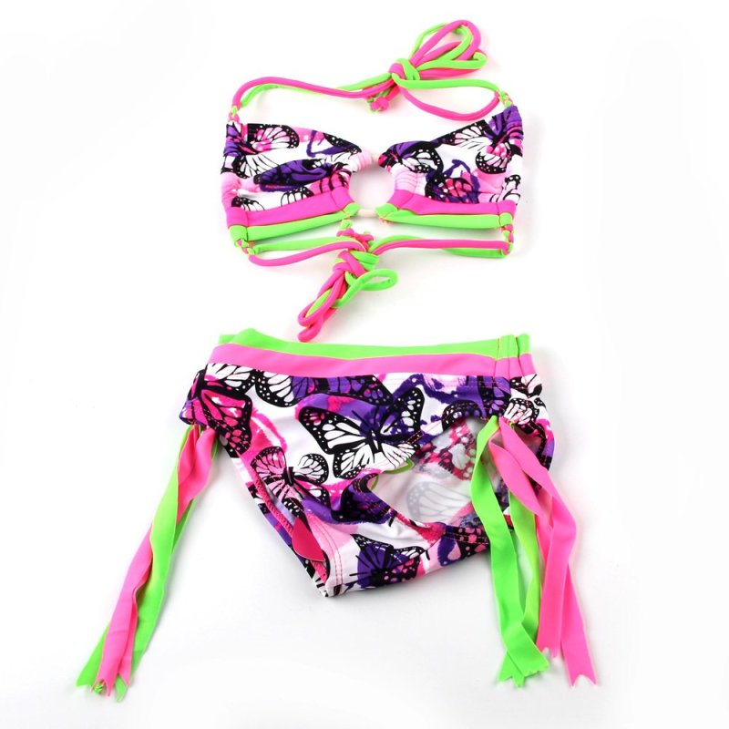 Nơi bán IMAKA Two Pieces Cute Butterfly Pattern Girls Swimsuits 3-10 Years
- intl
