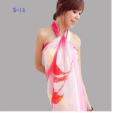 Khăn choàng đa năng (sarong đi biển + tuban quấn tóc + quàng cổ)