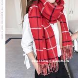 Khăn Dạ Cashmere Mùa Đông Phối Màu Hai Mặt Siêu Dày, Siêu Ấm HDA-02