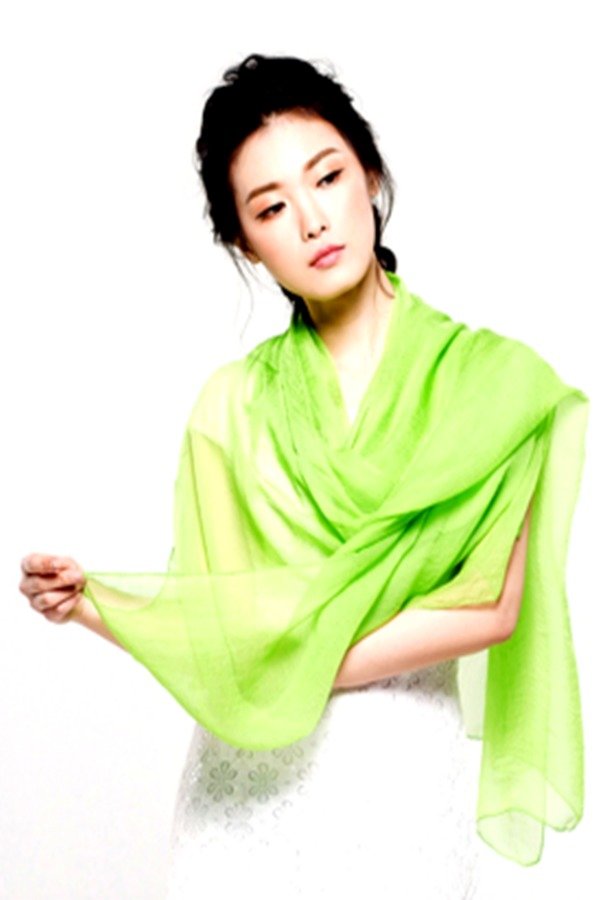 [SKM] Khan choang nu,Khăn voan choàng cổ cỡ lớn Victoria90 206010 1 (Xanh)