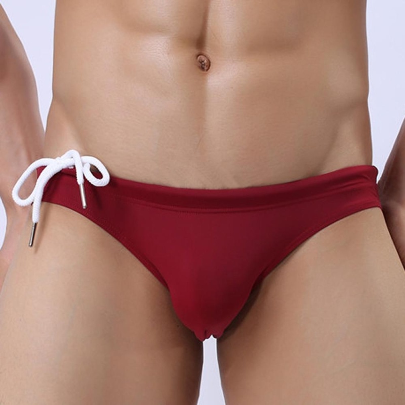 Nơi bán Mens Briefs Tether Swimming Trunks Beachwear Underwear Surf Boardshorts RD/S - intl