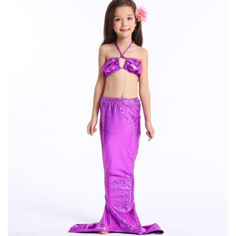 Nơi bán Mermaid Tail Swimsuit New Swimsuit Children's Swimsuit- Purple - intl