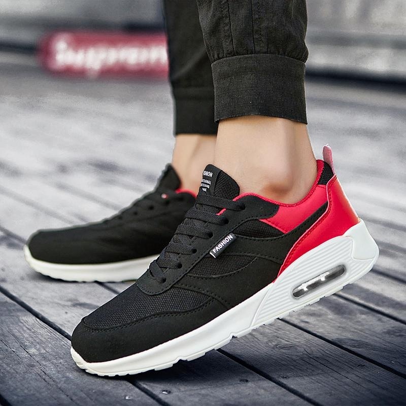 MSHOES Mens Classic Air Cushion Sports Sneakers Men Sports Shoes (Red) - intl
