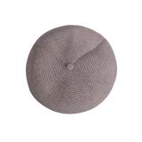 Mũ nồi dạ len màu ghi nâu cao cấp, salome fashion