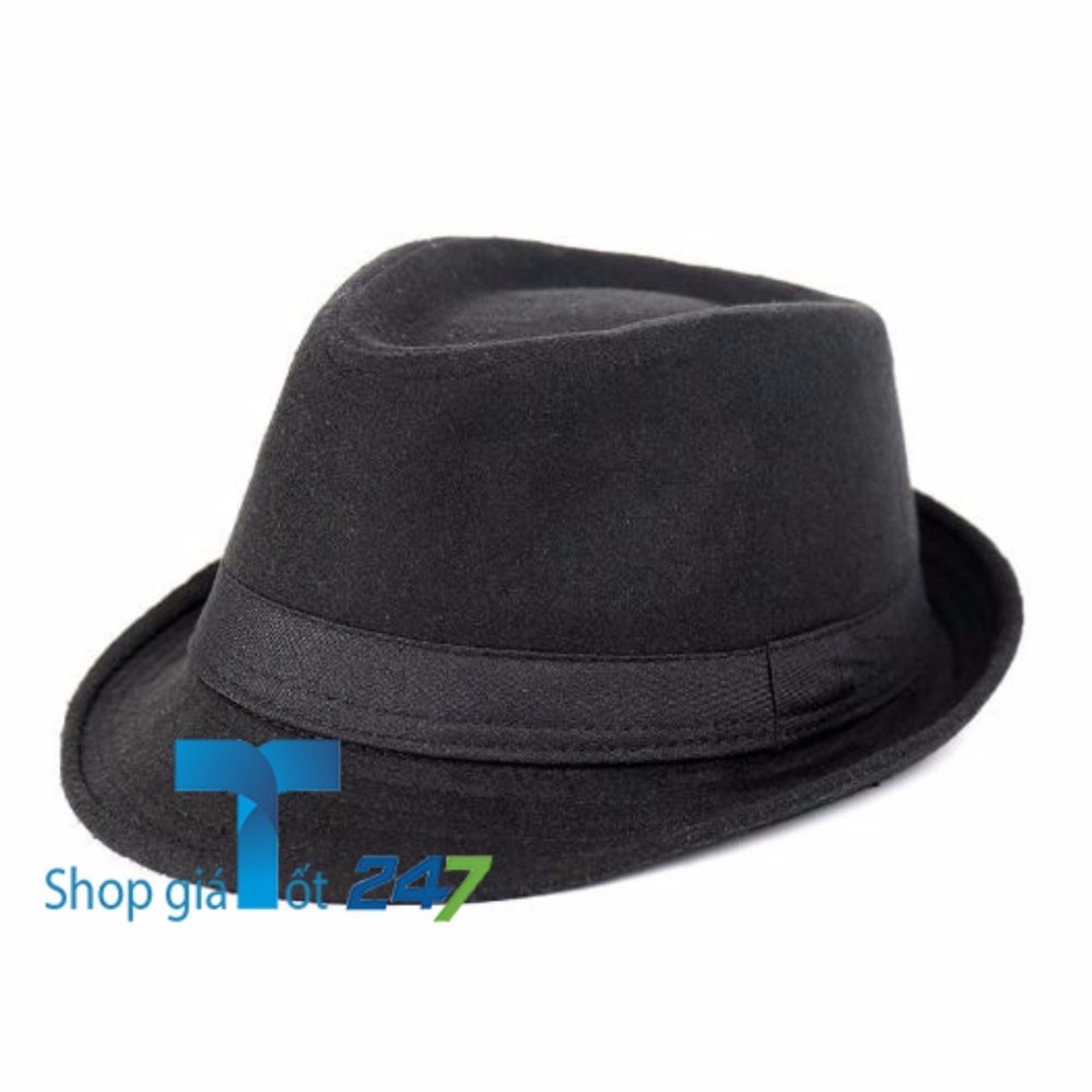 Mũ phớt nam viền cong HT35