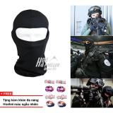 Mũ trùm đầu kiểu cảnh sát đặc nhiệm HOAHAI + Tặng khăn đa năng cao cấp