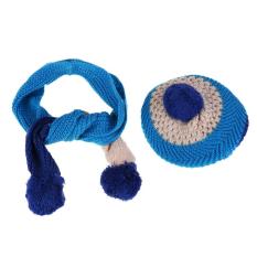 Cập Nhật Giá New Baby Kid Girl Boy Hat Warm Knitted Wool Cap Scarf(Blue) – intl   UNIQUE AMANDA