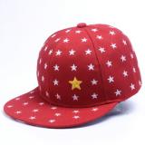 Nón (mũ) snapback lưỡi trai nam nữ mầu đỏ họa tiết ngôi sao trắng cá tính(SB6)