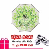 Ô dù mở ngược chuyên dùng cho ô tô lá xanh