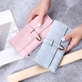 Premium PU Leather Multifunctional Fashion Women Wallet - intl