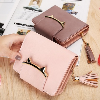 Premium PU Leather Multifunctional Fashion Women Wallet - intl