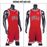 Quần áo bóng rổ chất lượng cao Bulls  số 23 màu đỏ