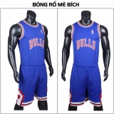 Quần áo bóng rổ chất lượng cao Bulls Xanh Bích phối trắng đỏ