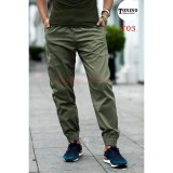 Quần Jogger Kaki Nam Chất Mát - Màu Xanh Rêu