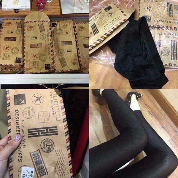Quần legging nhũ phong bì