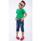 Quần lửng bé trai Ugether UKID158 (Xanh jeans đậm)