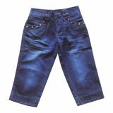 Quần lửng jean co giãn bé gái 4 đến 10 tuổi Tri Lan QLBG001 (Xanh)