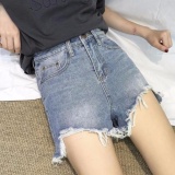 Quần short denim rách EMMIE