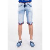 Quần short jeans nam-a91 jeans, wash loang, đai jeans thun 201