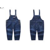Quần yếm jean cho bé trai và gái - xanh
