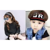 [HCM]Set 2 Băng Đô Cài Tóc Dễ Thương Đáng Yêu Cho Bé Trai Và Gái - Đen sọc Trắng - NewYork Đen