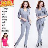 Sét bộ 3 món thu đông + tặng 1 áo thun body nữ