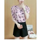 Set bộ áo tay bèo và quần short SET039