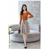 Set đầm len dệt kim cao cấp nhập Quảng Châu