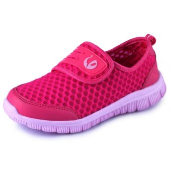 Summer Breathable Mesh Shoes Children's Shoes (Red) - intl  