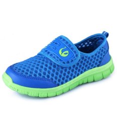 Địa Chỉ Bán Summer Breathable Mesh Shoes Children’s Shoes (Blue)   Lina Store
