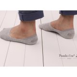 Tất (Vớ) nam Panda nửa bàn chân chống tụt silicon kháng khuẩn