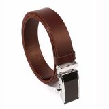 Thắt Lưng Nam Da Bò Đầu Gương HC3320 (Đen)