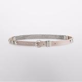 [HCM]Thắt lưng nữ Calvin Klein  kết hợp dây kim loại - (Màu Be size XS)