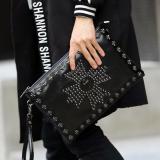 Túi cầm tay Clutch Nam thời trang da trơn đính đinh tán CL26 - AdamZone