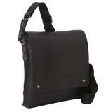 Túi đeo chéo vai nam da Columbia Đen cao cấp eBags Colombian Leather Rivet Tablet Bag