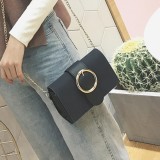 Túi hộp da lộn mini dây xích xinh xắn neo bag
